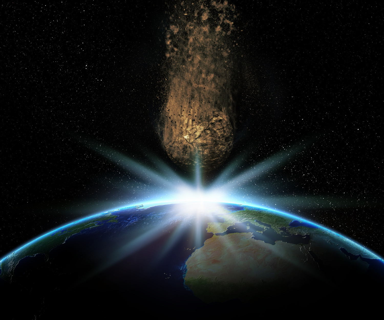 Asteroid Passing Earth
